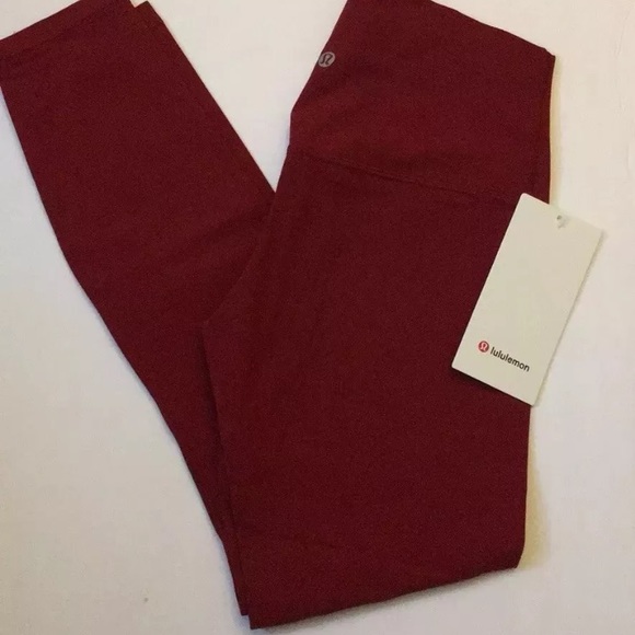 lululemon red align pants